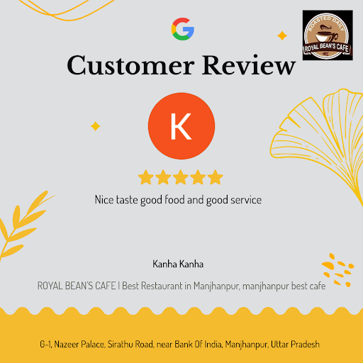 Kanha raves about the exceptional service at Royal Bean's Cafe in Manjhanpur! Savoring our mouthw… post image