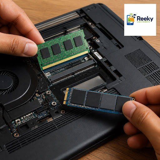 Give your slow laptop a fresh new life with professional RAM and SSD upgrades at Reeky Electronic… post image