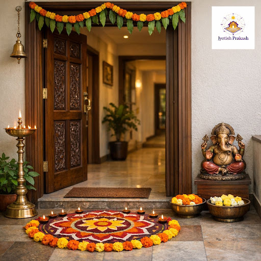 A balanced home entrance sets the tone for peace, prosperity, and success. At Jyotish Prakash Vas… post image
