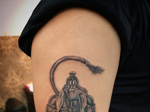 lord hanuman tattoo, best tattoo, tattoo artist, tattoo studio, tattoo shop in karol bagh, new de…
