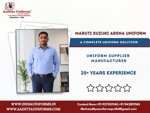 Maruti Suzuki Arena Uniform – Available At Aaditya Uniforms