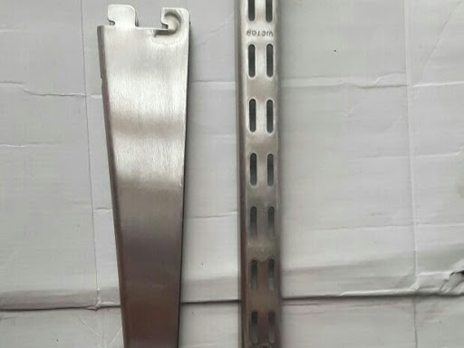 Ss double slotted channel and brackets