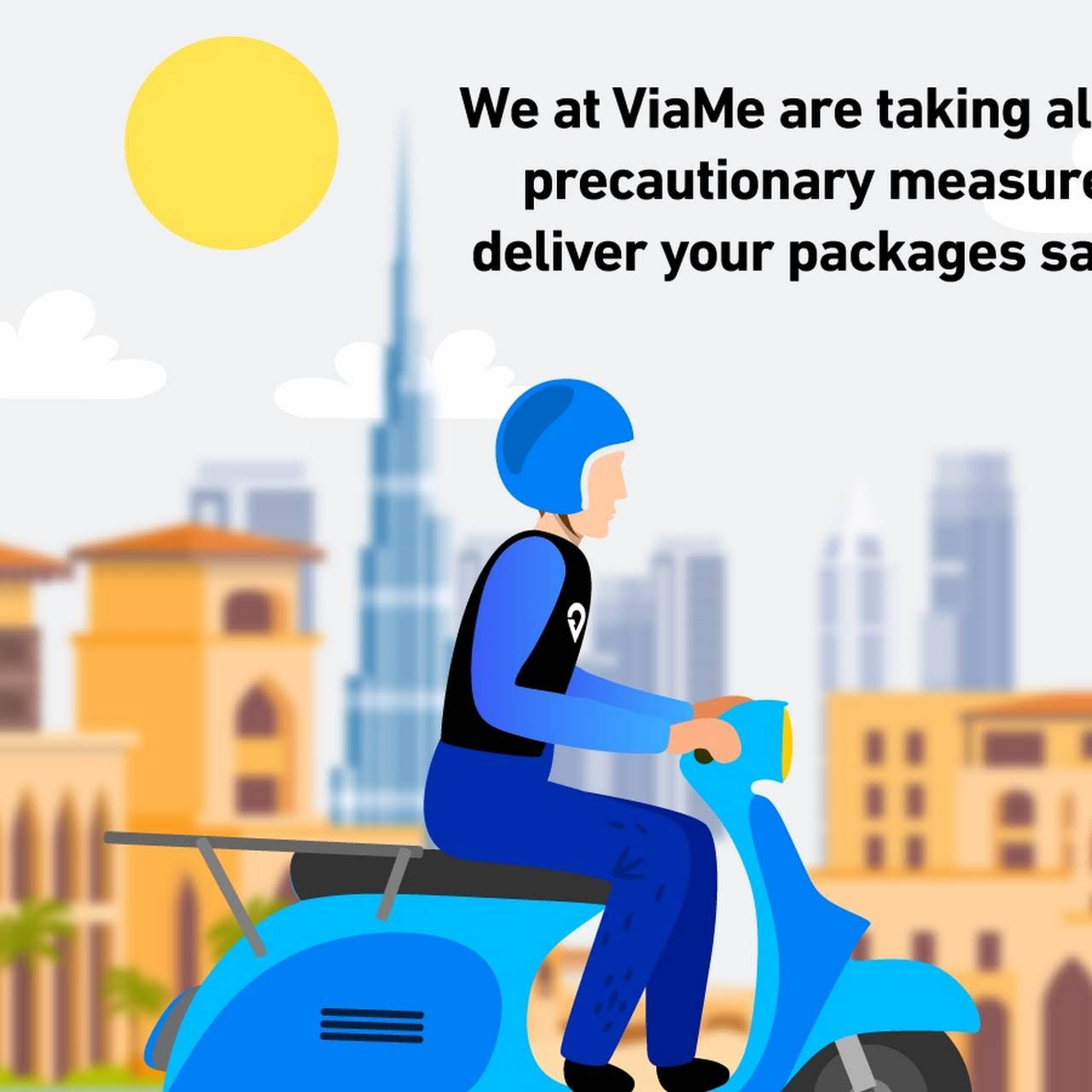 ViaMe Delivery Services Dubai Courier Service in Dubai