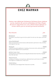 Photo n°16 de Chez Marwan - restaurant libanais MARSEILLE 13005 à Marseille (Restaurant libanais)