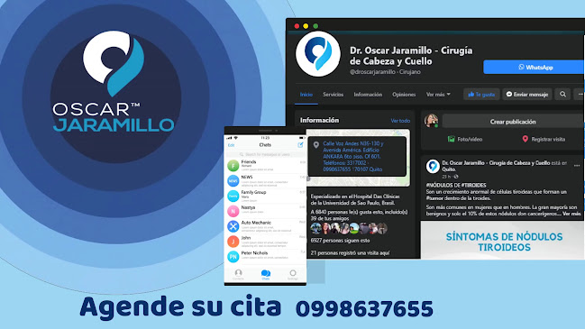 Dr Oscar Jaramillo - Cirujano de Cabeza y Cuello - Cirujano plástico