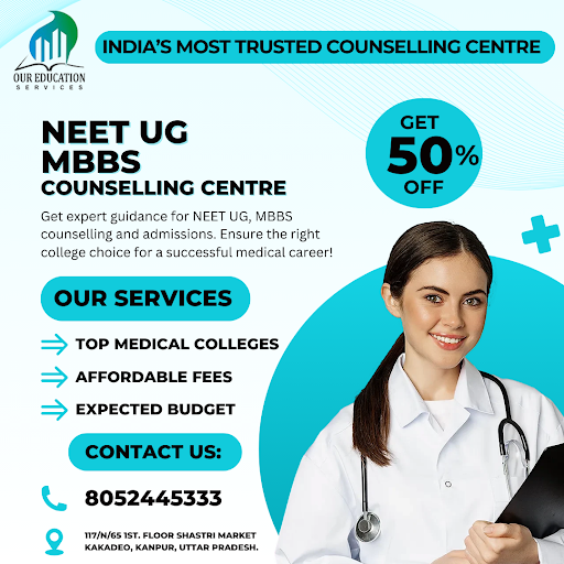 50% Discount for NEET UG, MBBS consultant fees.