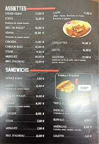 Menu Happy Grill - Senlis Page 1