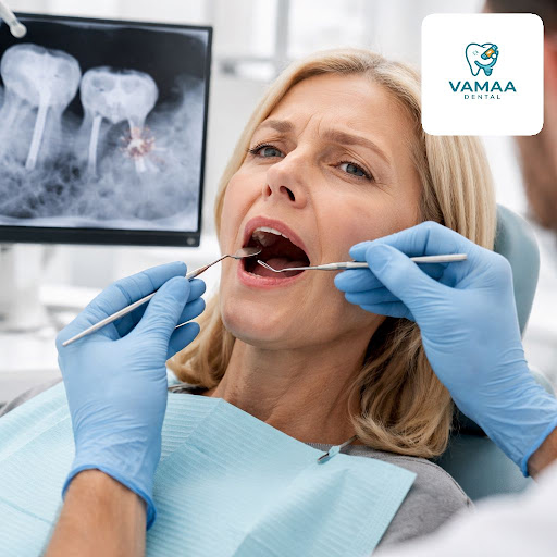 Wondering if that tooth treated years ago is starting to trouble you again? At Vamaa Dental Clini… post image