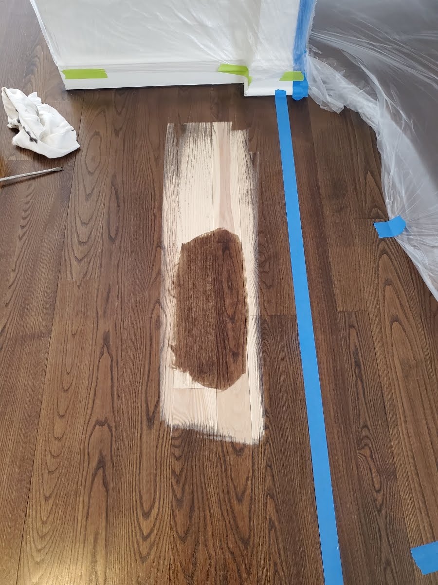 Valle Hardwood Floors LLC laundromat interior in Bridgeport, CT