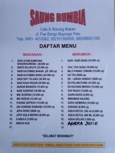 Photos of Warung Makan Saung Rumbia