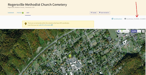 Rogersville Methodist Church Cemetery - Thumbnail