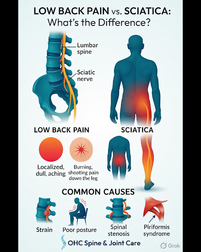 Low Back Pain vs Sciatica: Kya Farak Hai? Kamar dard aur sciatica ke beech ka farak jaanna sahi i… post image