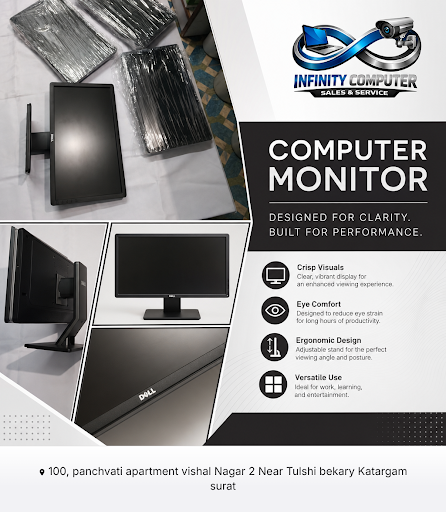 Discover a wide selection of high-quality computer monitors at Infinity Computer & CCTV camera. F… post image