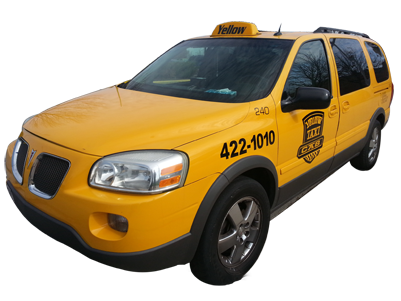 Yellow Taxi Cab - Thumbnail