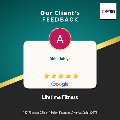 Abhi Dahiya from Delhi had an exceptional experience at Lifetime Fitness, praising our expert per…