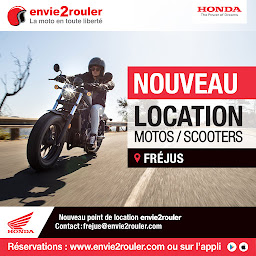 Photo n°6 de Location Moto & Scooter - Envie2Rouler Fréjus à Fréjus (Agence de location de motos)