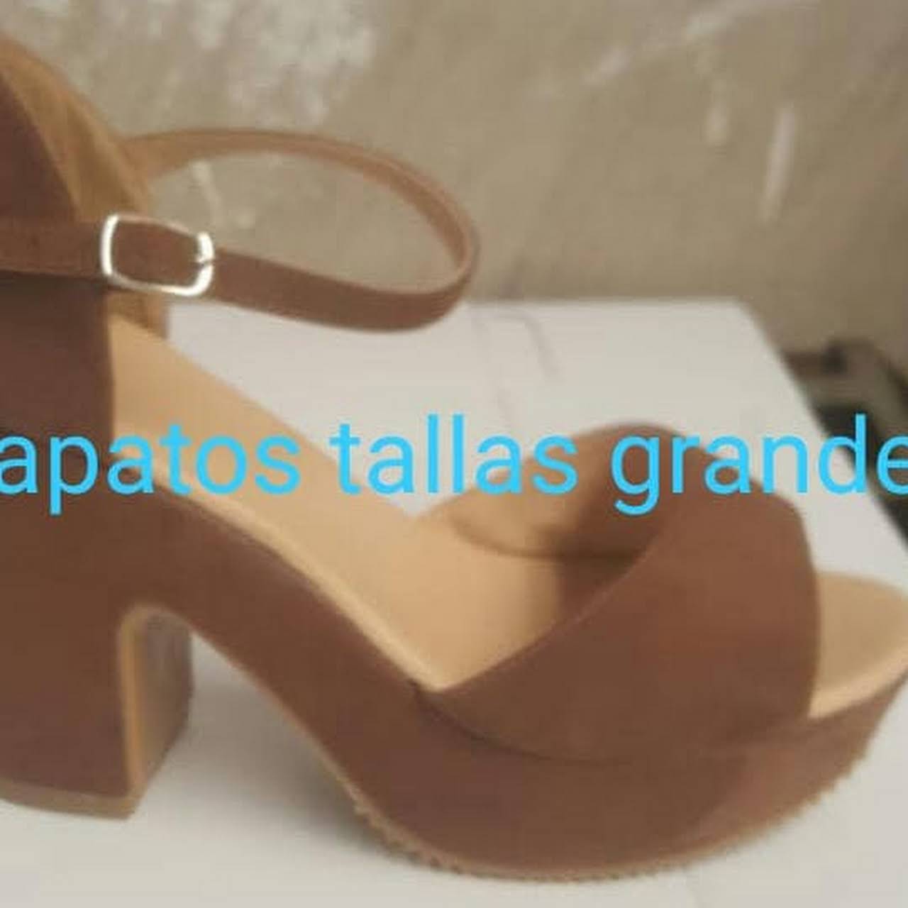 zapatos grandes para mujer -