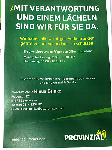 Provinzial Versicherung Leverkusen - Klaus Brinke