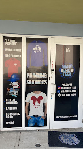 Miami Epic Tees T-shirts printing & Embroidery
