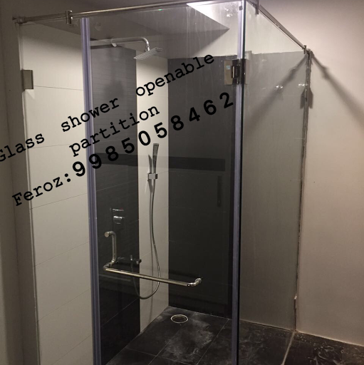 Bathroom Glass Shower Openable Partition post image