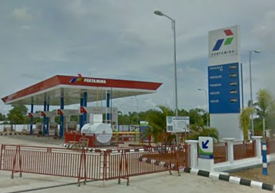 Photos of Pertamina gas station 64.706.13