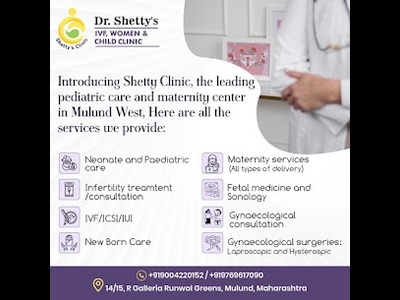 At Shetty’s IVF Woman and Child Clinic, you get expert care for pregnancy, fertility, and child h…