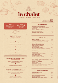 Menu LE CHALET by Le Florida Page 1