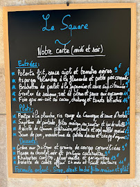 Menu Le Square Page 1