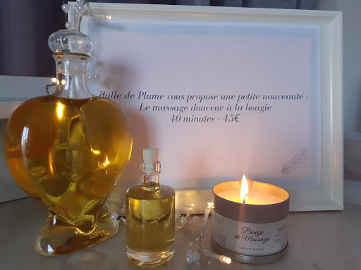 Bulle de plume massage bien-être