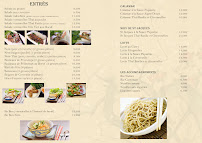 Menu L'Indochine Page 1