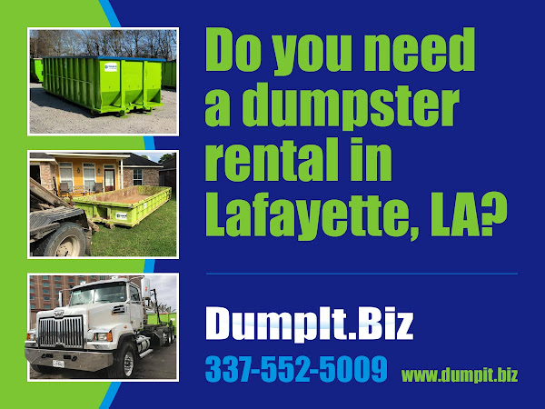 Dumpit.biz Do you need a dumpster rental in Lafayette LA