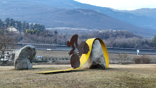 Area di sosta sulla ciclabile a Rovereto