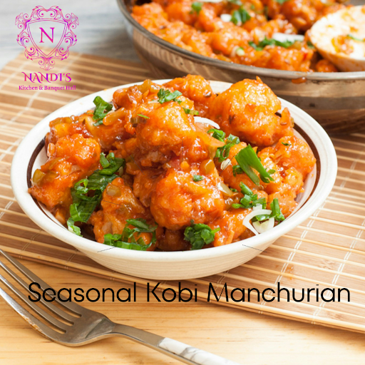 🥢 Try Our Seasonal Kobi Manchurian at Nandi's Kitchen & Banquet Hall! 🥢 post image