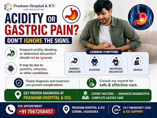 Frequent acidity, bloating, or abdominal discomfort should not be ignored.