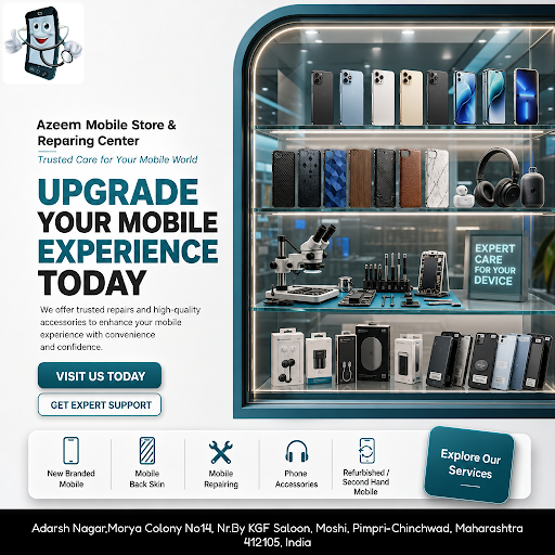 Azeem Mobile Store & Reparing Center offers reliable refurbished and second hand mobile options,… post image