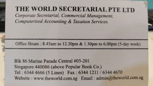 The World Secretarial Pte Ltd - Thumbnail