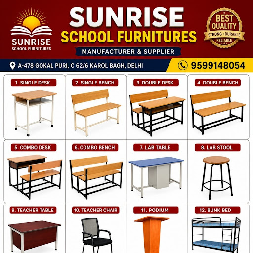 School Desk Benches – Sunrise School Furnitures post image