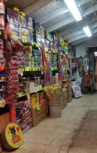 The upside down fireworks stand - Thumbnail