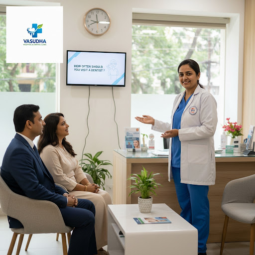 Wondering how frequently you should schedule a dental check-up? At Vasudha Hospital and Dental Cl… post image