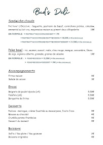 Menu Bud's Deli Page 2