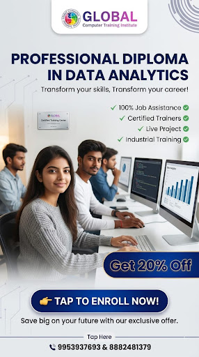 Get 20% off on Professional Diploma in Data Analytics post image