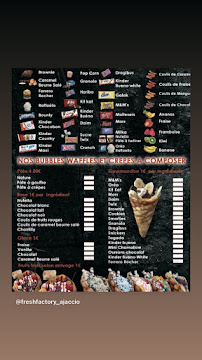 Menu Fresh Factory Ajaccio Page 3