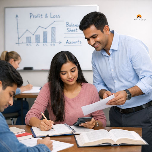 Struggling with exam fear in commerce? At CREST Institute Best Commerce Coaching Ludhiana, we foc…