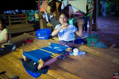 Photos of Katu hand-woven textiles