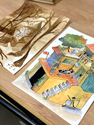 Photo n°8 de Léa'n Couleurs - Cours de dessin/peinture à Saint-Geniès-de-Comolas (Cours de dessin)