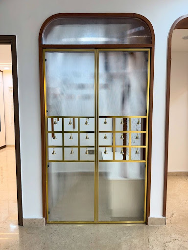 Best aluminium profile 16x45 silim door and glass interior design work aluminium and glass interi… post image