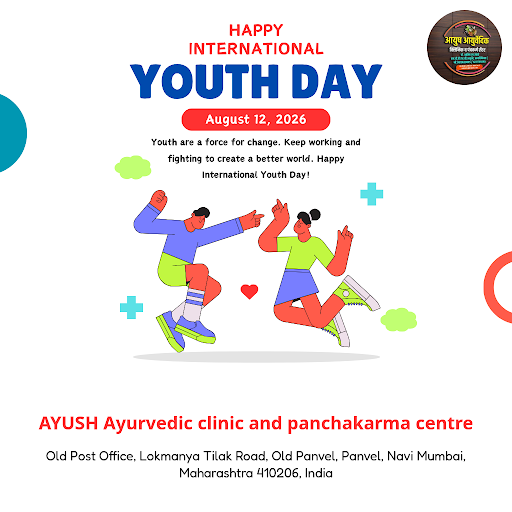 Celebrate International Youth Day with gratitude for healthy living. Our Panchkarma treatments he… post image