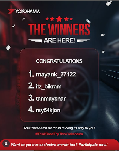 The first set of winners are here! post image