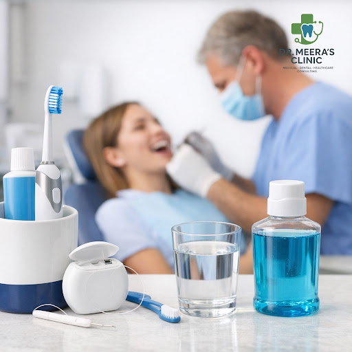 Good oral hygiene is the foundation of a healthy smile and a healthy body. At Dr. Meera’s Clinic… post image