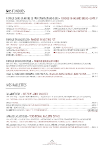 Menu La Cachette Avoriaz Page 5